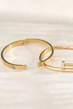 Stainless Steel Wrapped Nail Bangle Set