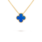 Radiant Charm: The Agate Clover Necklace