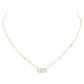 Triple Pavé Link Necklace