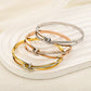 ShesBella Golden Harmony Signature Necklace – Stainless Steel