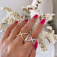 Crystal X Crossover Ring