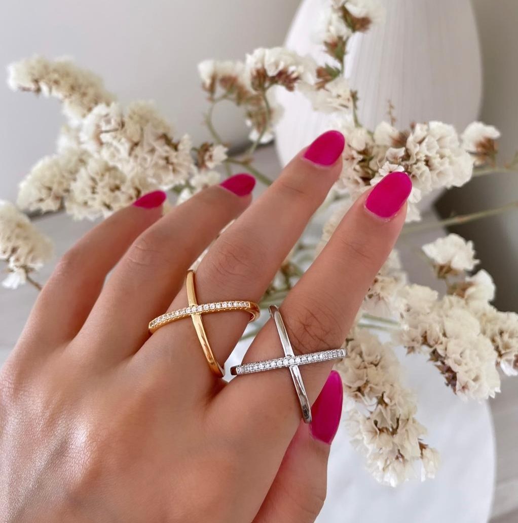 Crystal X Crossover Ring